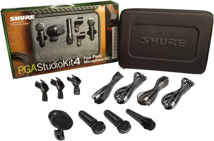 Shure PGA Studio Kit 4 Four Piece Studio Microphone Kit