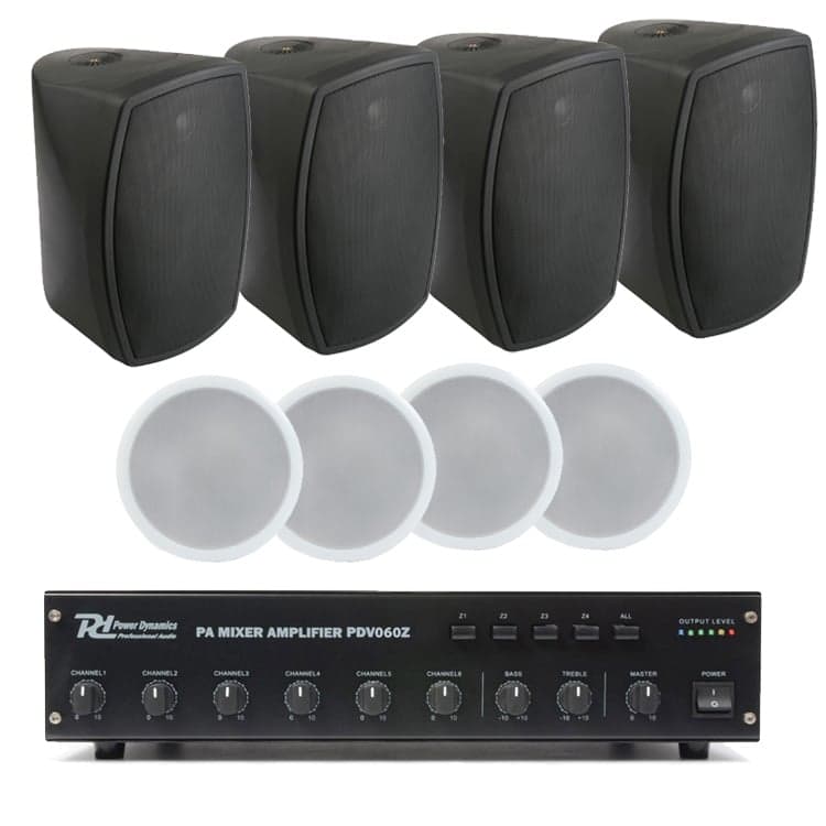 Power Dynamics PK-100VSport Sports Club Speaker System