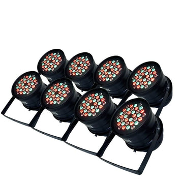 AVE PK-TRI-5 LED Par Can 36 x 3watt 8 Pack