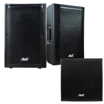 AVE REVO15-DSP Sub Pack 15 Inch Powered Speakers with Bassboy3