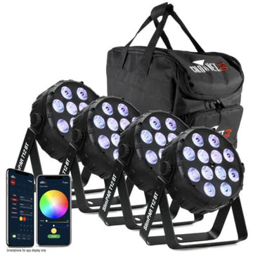 Chauvet DJ Slimpar T12 BT Pack LED Par Bundle