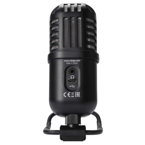 Reloop sPodcaster GO Mobile Podcast Studio USB Microphone
