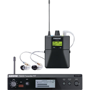 Shure PSM300 Wireless System with SE215-CL Earphones J10