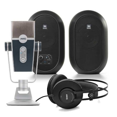 Work From Home Bundle – AKG Lyra &amp; K52, JBL Bluetooth Speakers