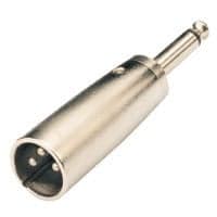 763946 Adaptor 3 Pin XLR (M) to 6.3mm Mono Jack (M)