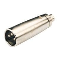 764343 Adaptor 3 Pin XLR (M) to Phono RCA (F)