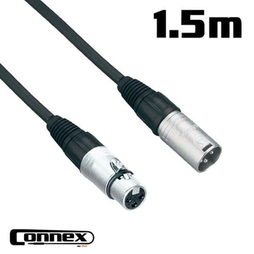 Connex XMXF-1 Pro XLR Cable Male to Female 1.5m