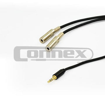 Connex YJMJF Pro – 3.5mm Stereo Y Cable – Jack to Jack