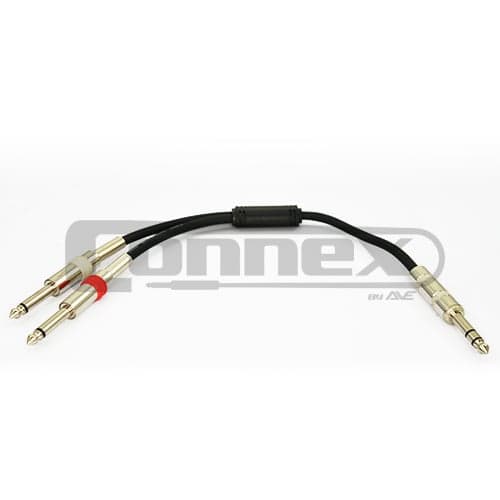 Connex YJMJS Pro Y-Split 6.3mm Jack to Jack