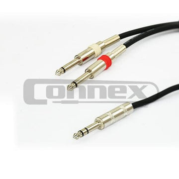 Connex YJMJS Pro Y-Split 6.3mm Jack to Jack