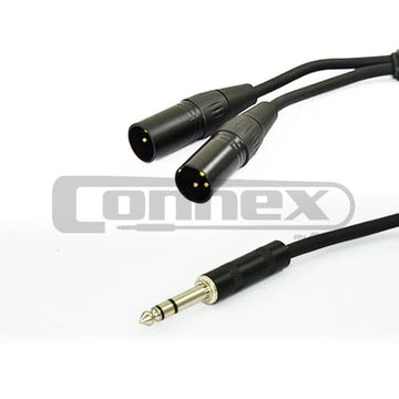 Connex YXMJ6S Pro Y-Split 6.3mm Jack to XLR