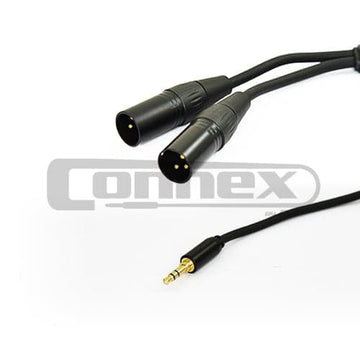 Connex YXMJ3S Pro Y-Split 3.5mm Jack XLR