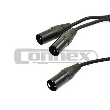 Connex YXMXM Pro XLR Y-Split Male to Twin Male